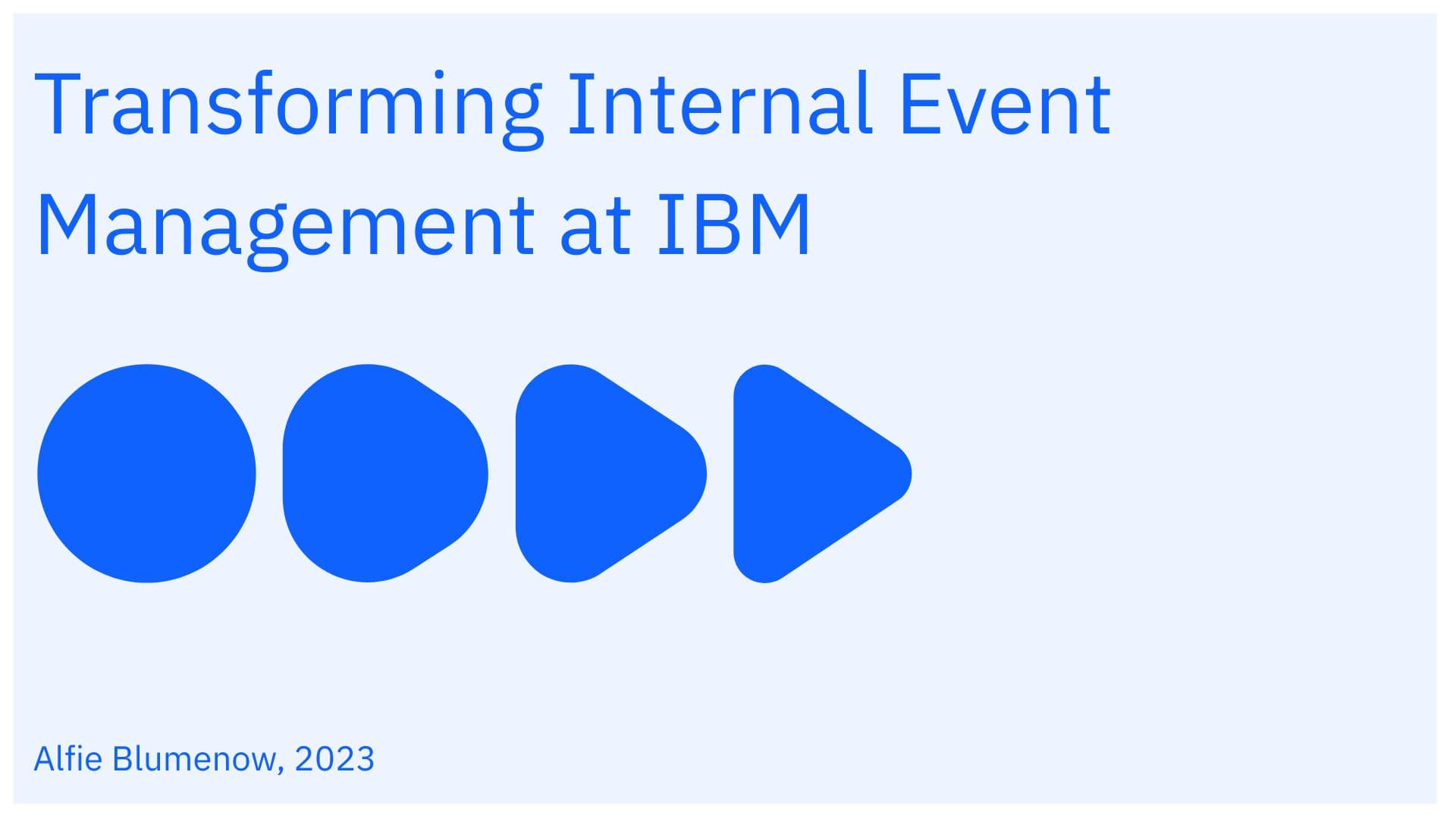 IBM slide 1