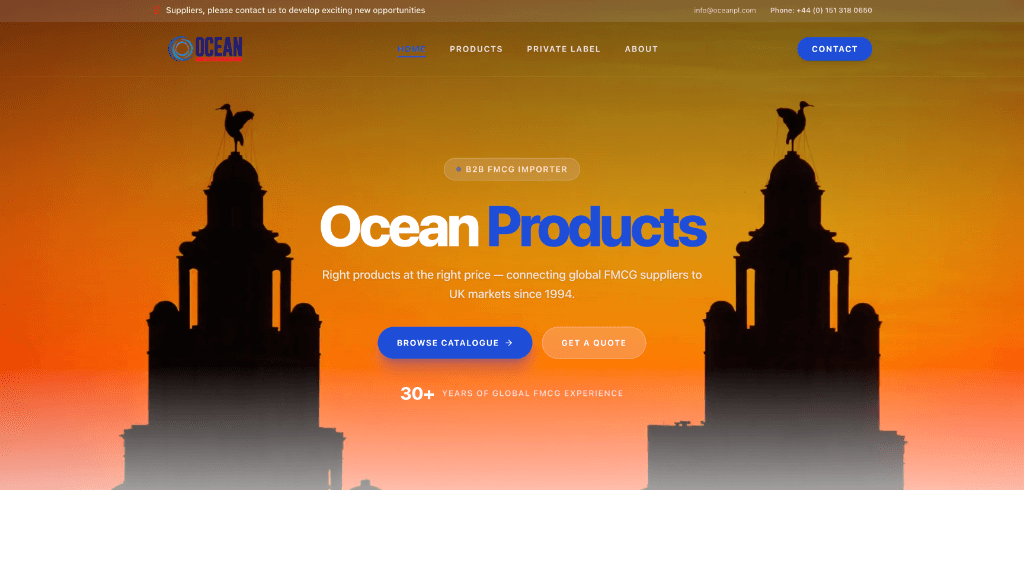 Ocean Products slide 1