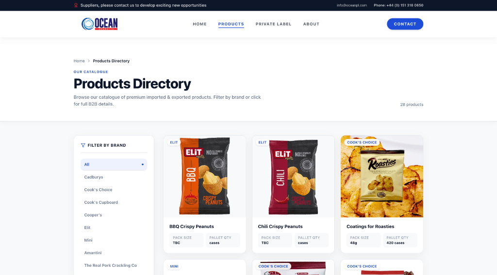 Ocean Products desktop 2