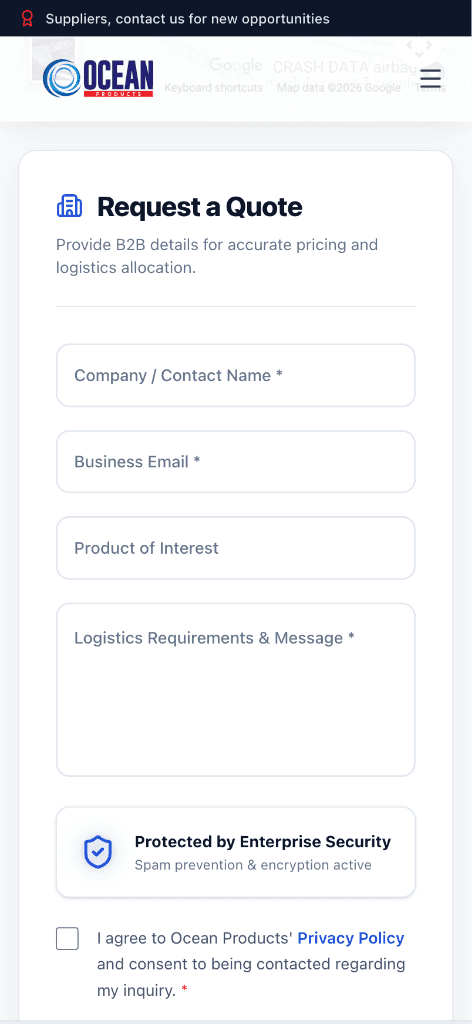 Ocean Products mobile 2